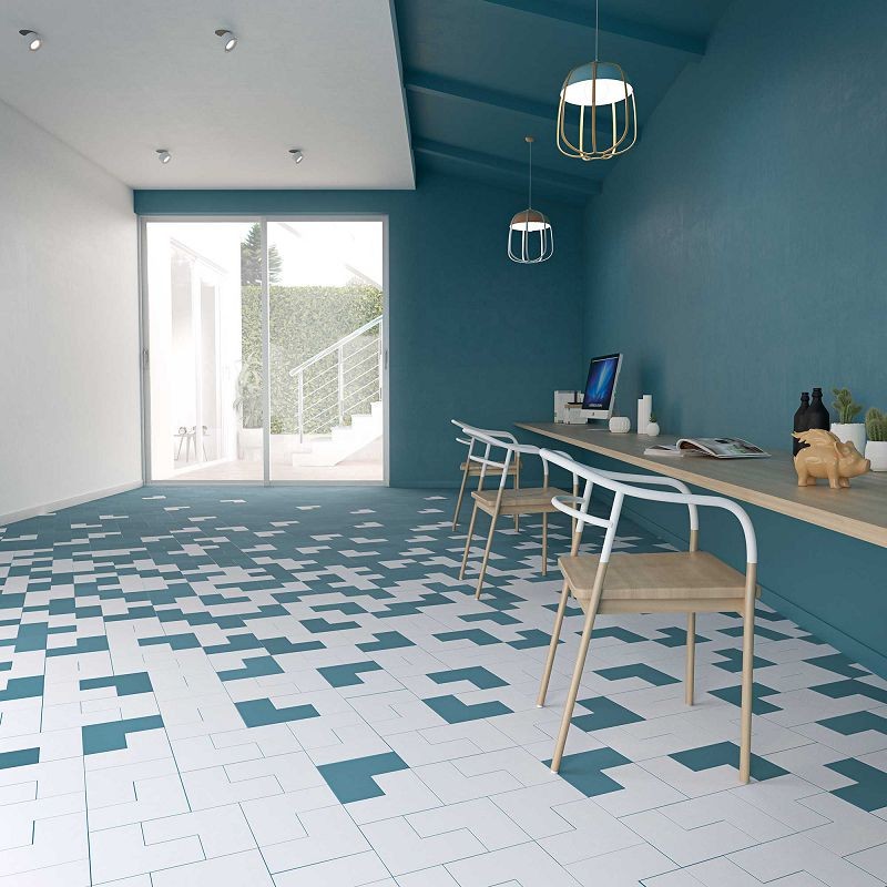 WOW Elle Floor Teal 18,5x18,5 płytka gresowa 155749