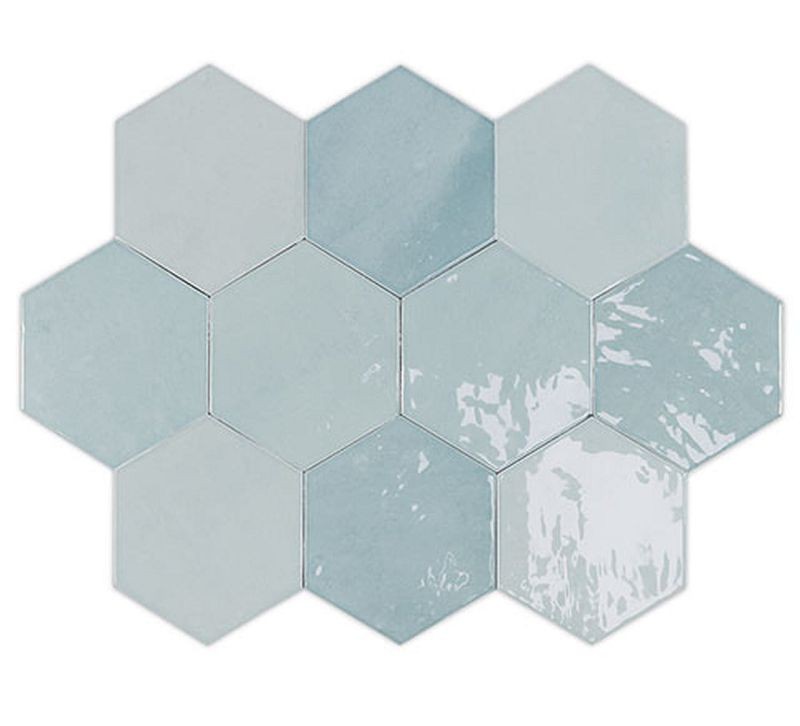 WOW Zellige Hexa Aqua 10,8x12,4 płytka heksagonalna 156346