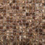 Mozaika z muszli brązowa perła Dell Arte Seashell Dark 30,5x30,5 60061