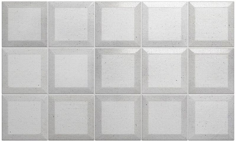 Equipe Memphis Misty Grey 10x10 płytki ścienne cegiełki 128235