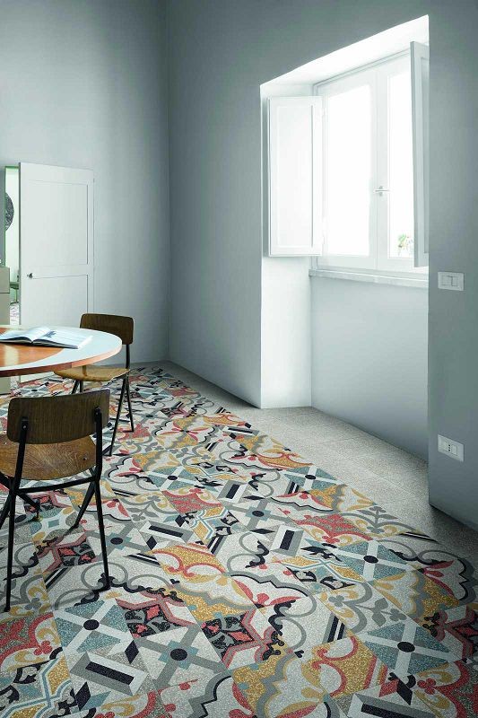 Marazzi D_Segni Scaglie White 20x20 M1KX płytka gresowa lastryko 136606