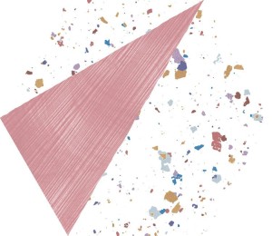 Aparici Stracciatella Pink Natural 25x29 płytka heksagonalna lastryko