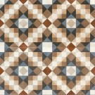 Płytki patchwork wzór klasyczny romby braz Peronda Fs Chester 45x45 dms 60077