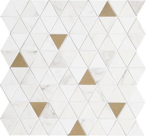 Marazzi Allmarble Wall Statuario Satin Mosaico Tria 40x43 M8GZ mozaika ścienna dekoracyjna