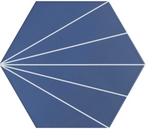 Realonda Venus Indigo 28,5x33 płytka heksagonalna