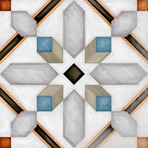 Vives Vodevil Demel Multicolor 20x20 płytki patchworkowe gresowe