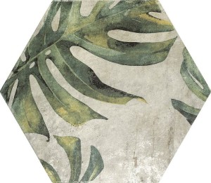 ZYX Amazonia Tropic Emerald 32x36,8 płytki heksagonalne patchwork