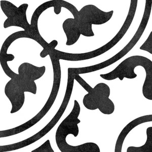 Estudio Frame15 Decor Clover B&W 15x15 płytka patchworkowa