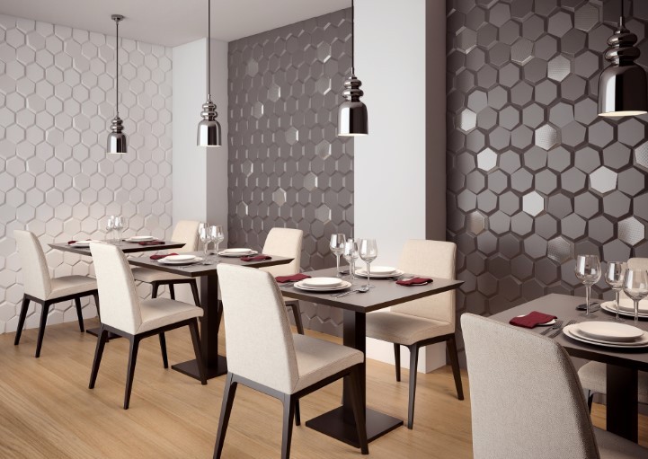 Płytki hexagonalne Decus Hexagono Negro Brillo 17x15 25555