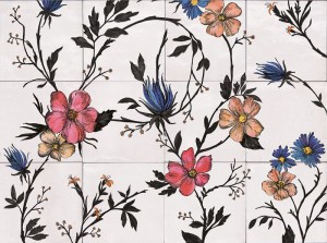 Marazzi Rice Decoro Garden Modulo A 45x60 M9E5 płytki patchwork gresowe