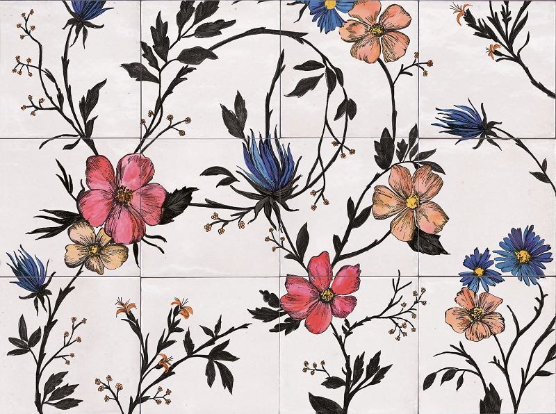 Marazzi Rice Decoro Garden Modulo A 45x60 M9E5 płytki patchwork gresowe 141483