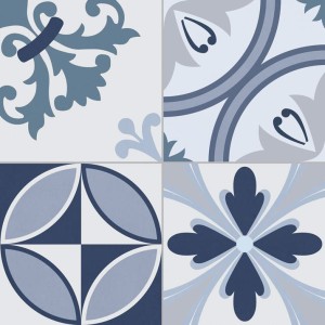 Gayafores Lumier Blue 33,15x33,15 płytka gresowa patchwork