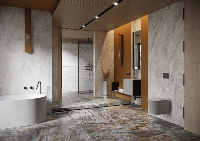 Cerrad Brazilian Quartzite Natural Poler 119,7x119,7 płytki gresowe imitujące kamień 105272