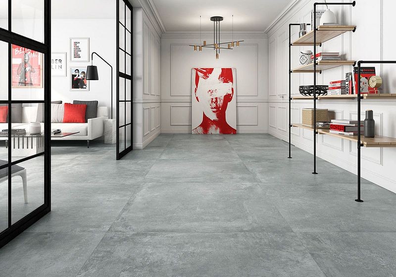 Geotiles Ground Gris Natural Rectified 90x90 płytka gresowa 132318