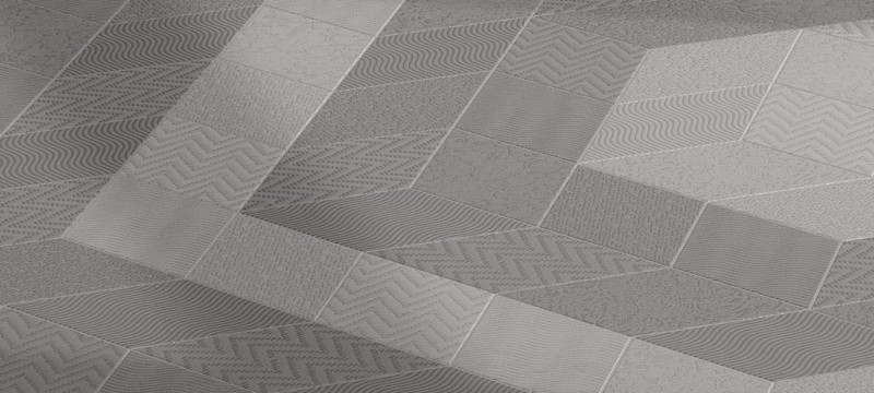 Płytki romby szare Equipe Rhombus Ligth grey 14X24 17475