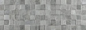 Płytki imitujące szary beton Porcelanosa Rodano mosaico silver 33,3x100