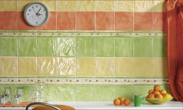 Płytki łazienkowe zielone Mainzu Vitta Pistachio Płytka Ścienna 20x20 50916