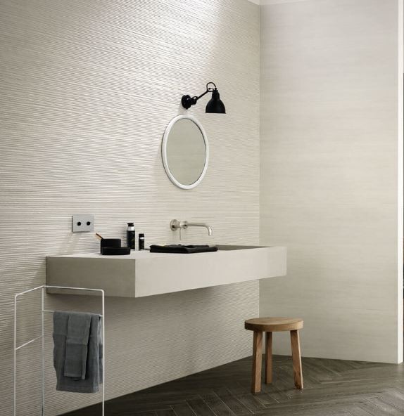 Płytki ścienne, białe Marazzi Materika Str Off White 40x120 37276