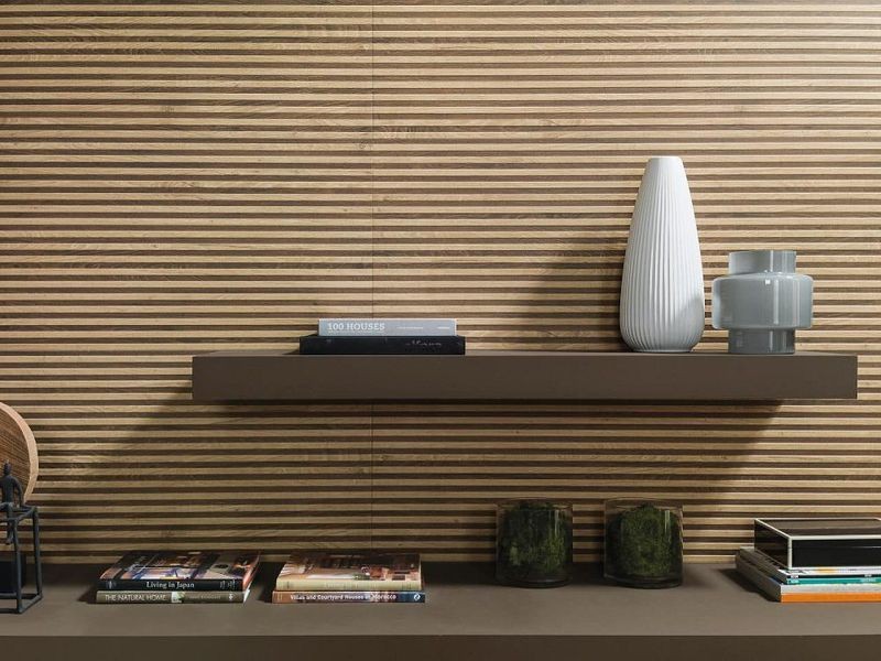 Porcelanosa Liston Madera Roble 45x120 płytki drewnopodobne ścienne imitujące lamele 148562