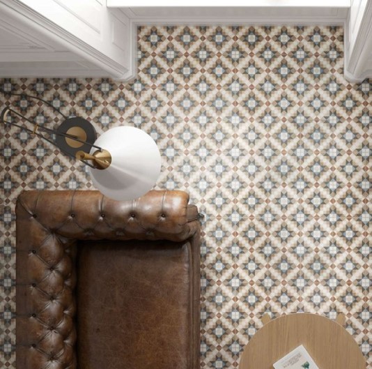Płytki patchwork wzór klasyczny romby braz Peronda Fs Chester 45x45 dms 46147