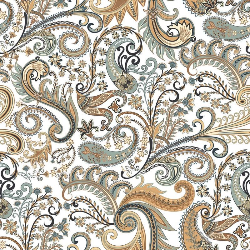 Keros Paisley Mysore 25x25 płytka patchwork dekoracyjna 135848