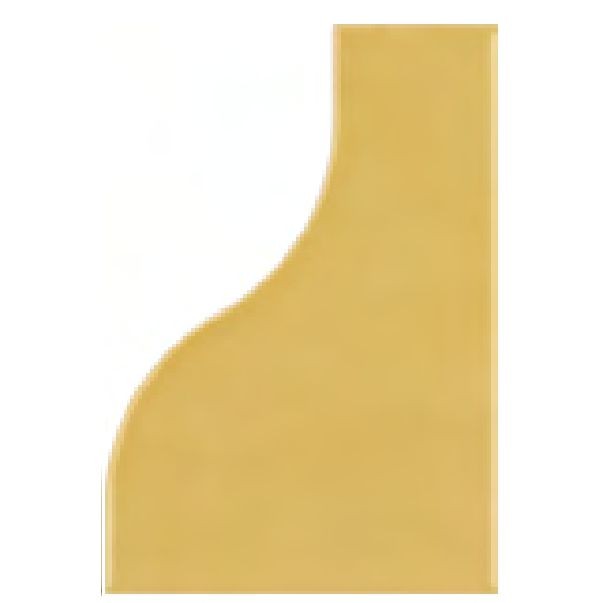 Equipe Curve Yellow 8,3x12 płytki ścienne dekoracyjne 127503