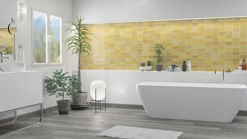 WOW Fez Mustard Gloss 6,2x12,5 płytka ścienna 157966