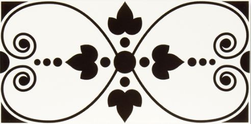 Vives Mugat-Rivoli Rosiers Negro 10x20 płytka ścienna 159223