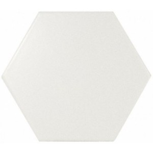 Equipe Scale Hexagon White Matt 12,4x10,7 płytka ścienna