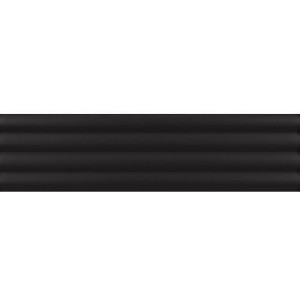 Equipe Costa Nova Onda Black Matt 5x20 płytki cegiełki dekoracyjne 3D