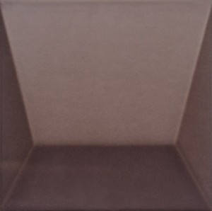 Płytki czokolad brąz ścienne trójwymiarowe 3D Decus Keops Chocolate Mate 15x15