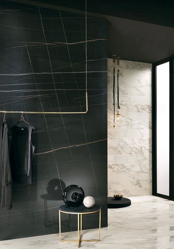 Italgraniti Marble Experience Sahara Noir Naturale 60x60 płytki gresowe imitujące czarny marmur 134136