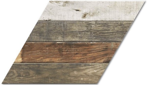 Gres drewno francuska jodełka Realonda Diamond Pallet Mix Chevron L 70x40 (lewy) 39531