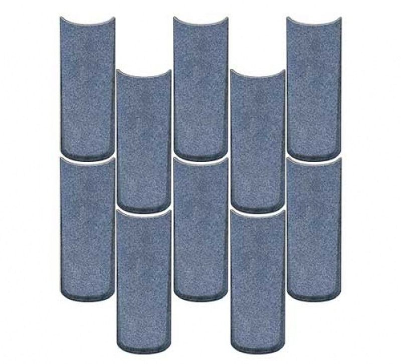 WOW Boho Tear Blue Raku 10x25 płytka ścienna 157872