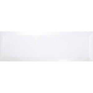 Fabresa Bevelled Blanco Biselado Brillo 10x30 płytka ścienna