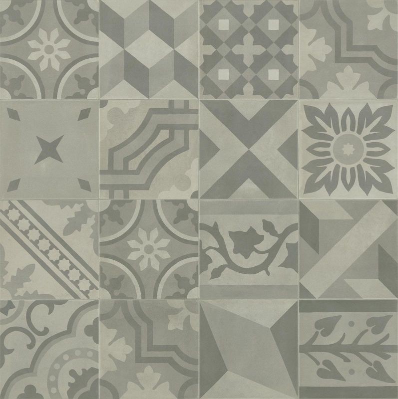 Marazzi D_Segni Blend Decoro Mix Grigio 20x20 M60A płytka gresowa patchwork mix 136623