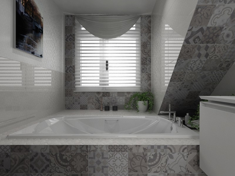 Płytki szare beż worzyste Porcelanosa Dover Antique patchworkowe P34707571 33.3x100 43059