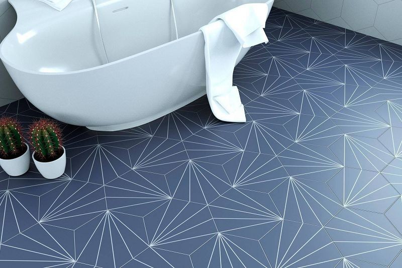 Realonda Venus Indigo 28,5x33 płytka heksagonalna 150195