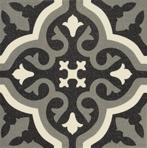 Mainzu Florentine Centro Black 20x20 płytka podłogowa