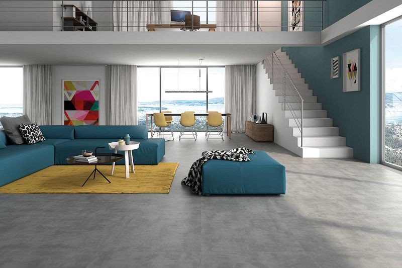 Geotiles Cemento Gris Natural Rectified 60x60 płytka gresowa 132101