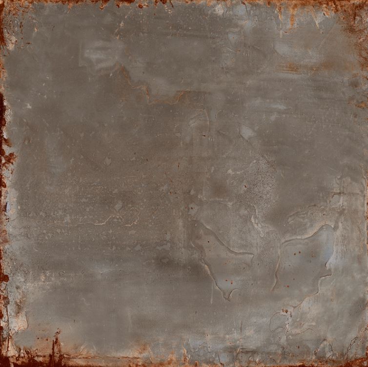 Płytki brąz przetarte ze rdzą metalizowane industrialne Sant Agostino Oxidart Iron 90x90 79322