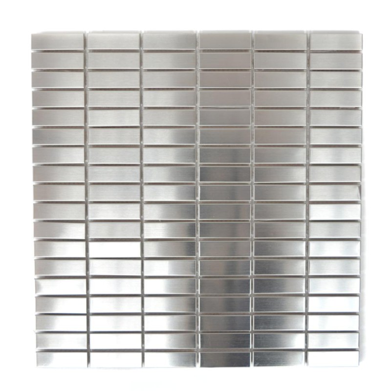 Mozaika aluminiowa srebrna prostokątna Metropol MM 0325 29,8 x 30,5 103069