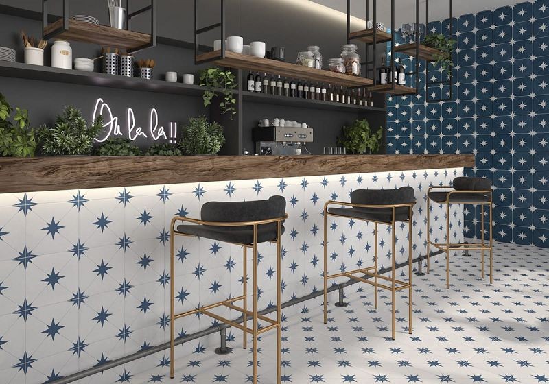 Geotiles Ponent Blue 22,3x22,3 płytka gresowa patchwork 132730