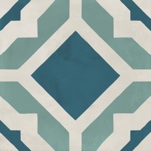 Marca Corona Terra Art Geometrico Oceano/Cielo 20x20 I382 płytki gresowe patchworkowe