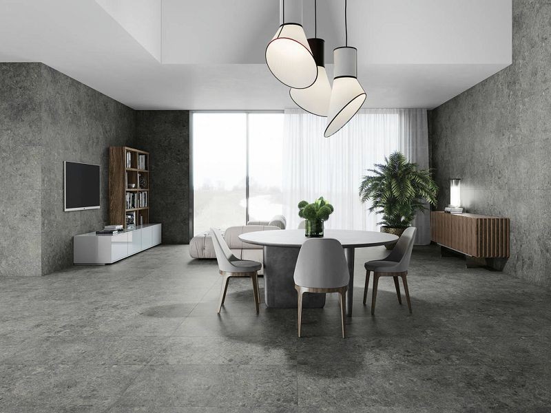 Saloni Cavallina Gris Soft 90x90 LMN735 płytki gresowe imitujące beton 150805