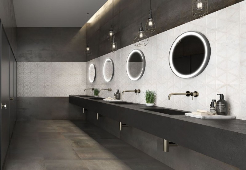 Gres beton grafit Saloni Industrial Grafit 60x60 30958