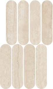 Marazzi Mystone Travertino Navona Lux Mosaico Ovale 20x36,5 M9PJ mozaika gresowa imitująca trawertyn