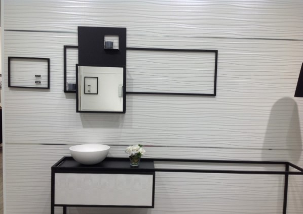 Płytki łazienkowe białe Newker Active Nacar White 29,5X90 63440