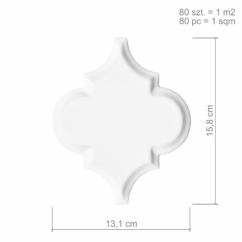 Dunin Arabesco White 13,1x15,8 103539