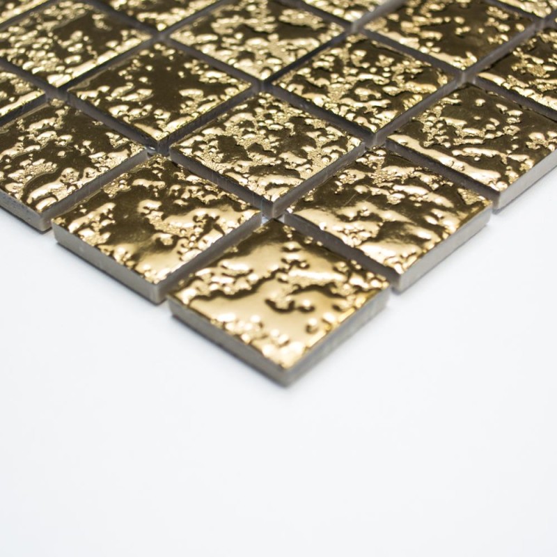 Mozaika 3D złota ceramiczna Metropol MM 0089 33,0 x 30,2 101946